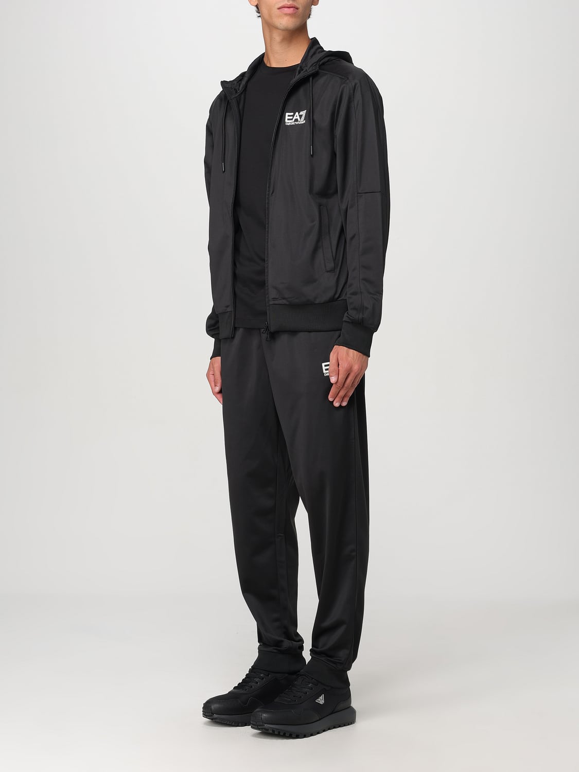 EA7 SWEAT: Sweat men Ea7, Black - Img 3