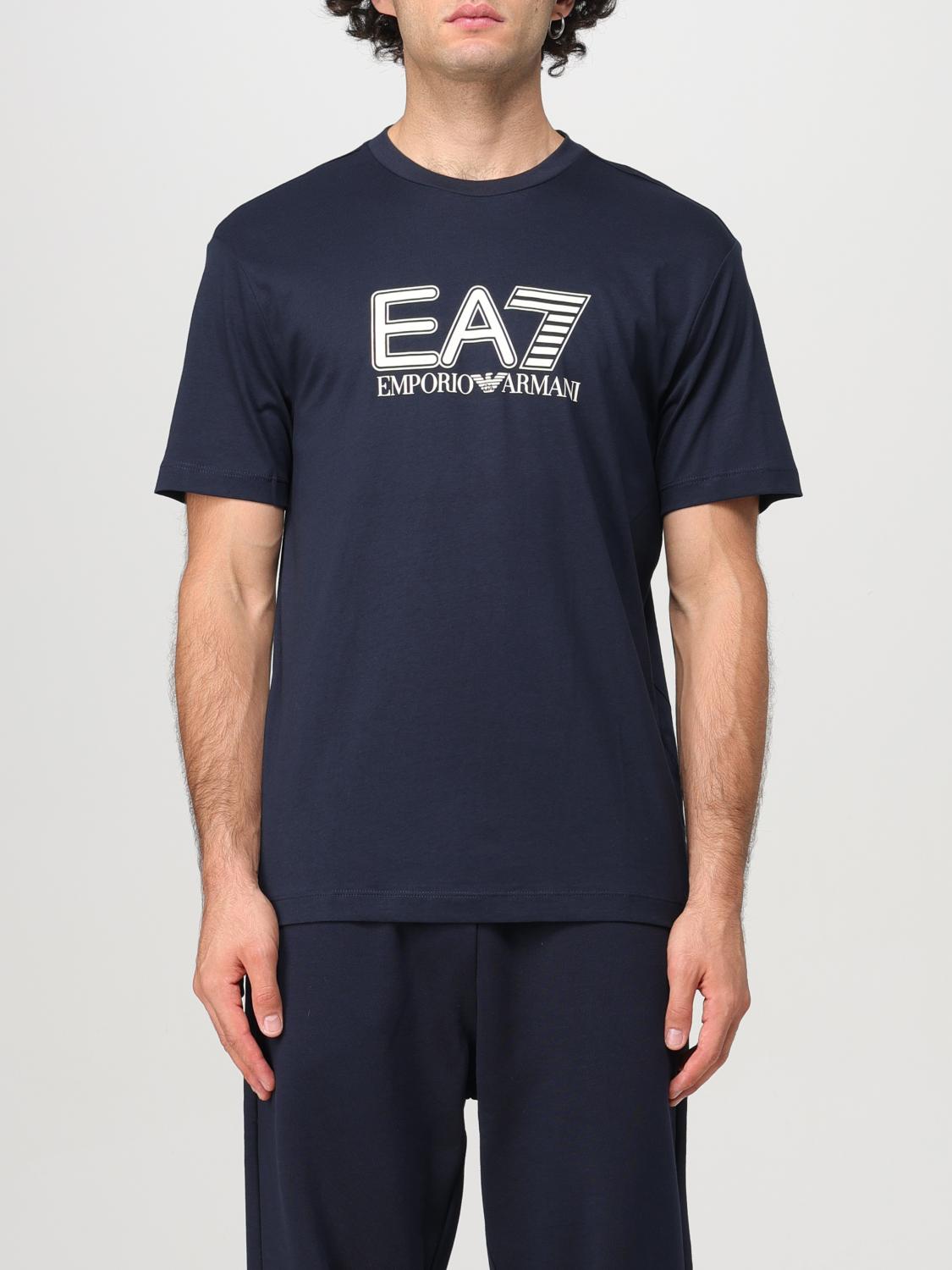 EA7 CAMISETA: Camiseta hombre Ea7, Azul Oscuro - Img 1