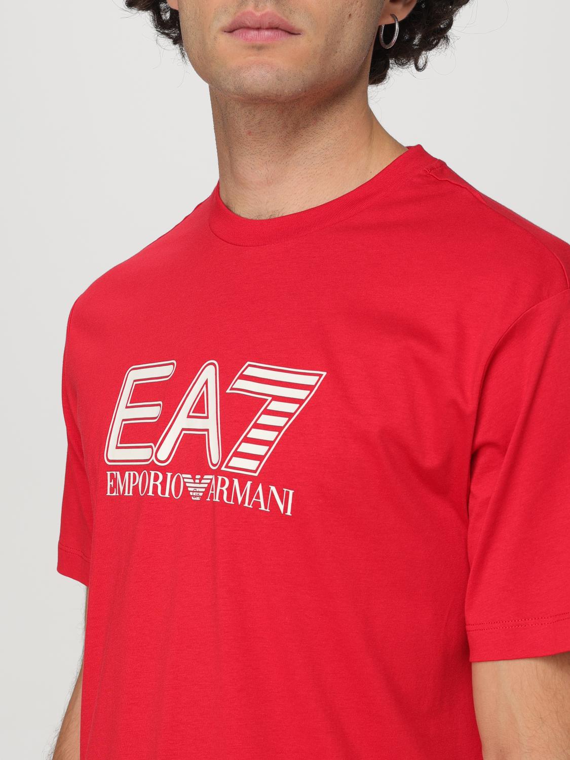 EA7 CAMISETA: Camiseta hombre Ea7, Rojo - Img 3