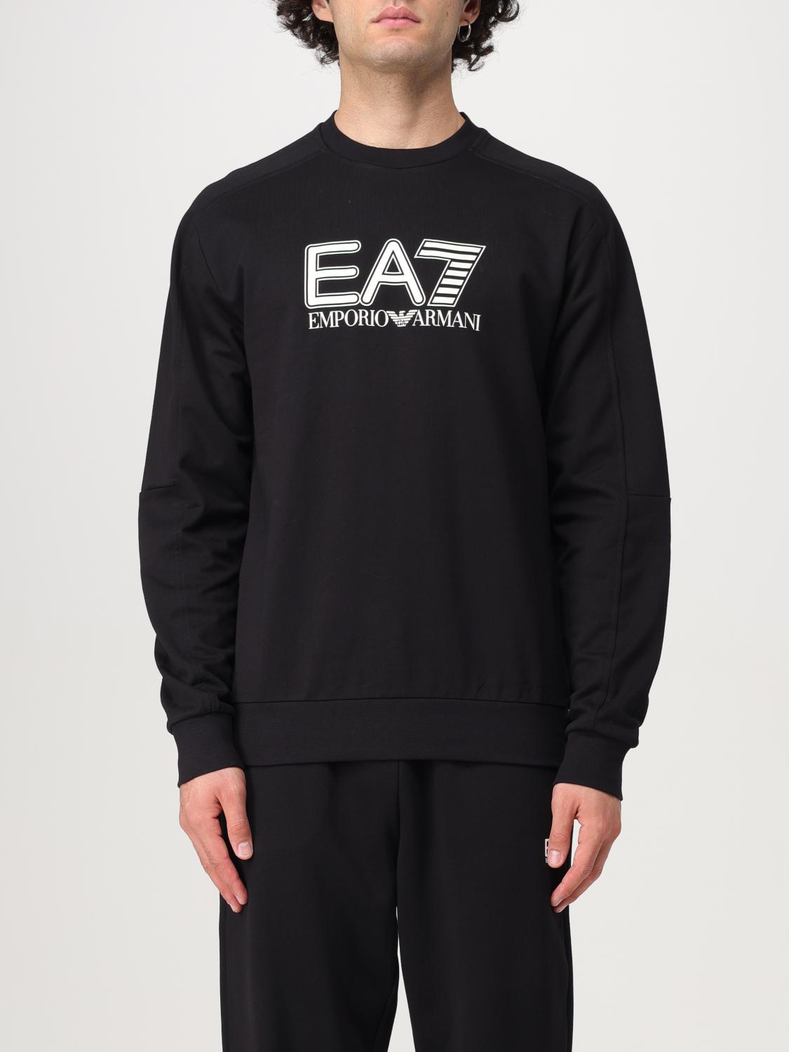 EA7 SWEATSHIRT: Sweatshirt herren Ea7, Schwarz - Img 1
