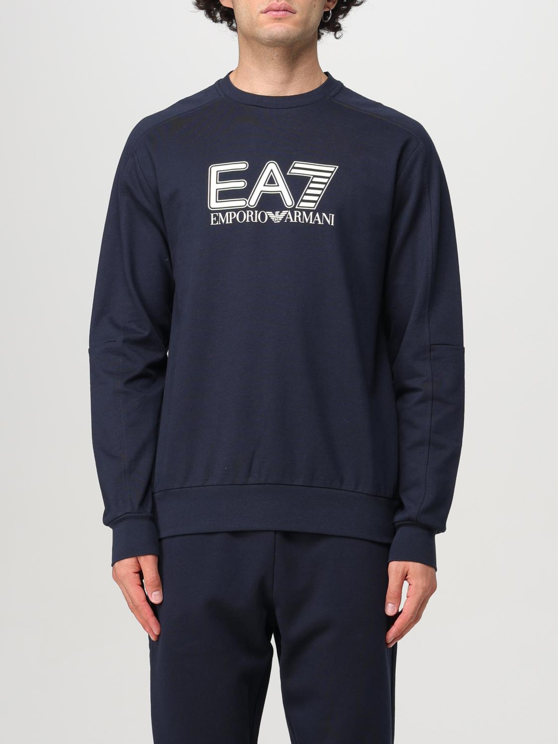 EA7 SUDADERA: Sudadera hombre Ea7, Azul Oscuro - Img 1