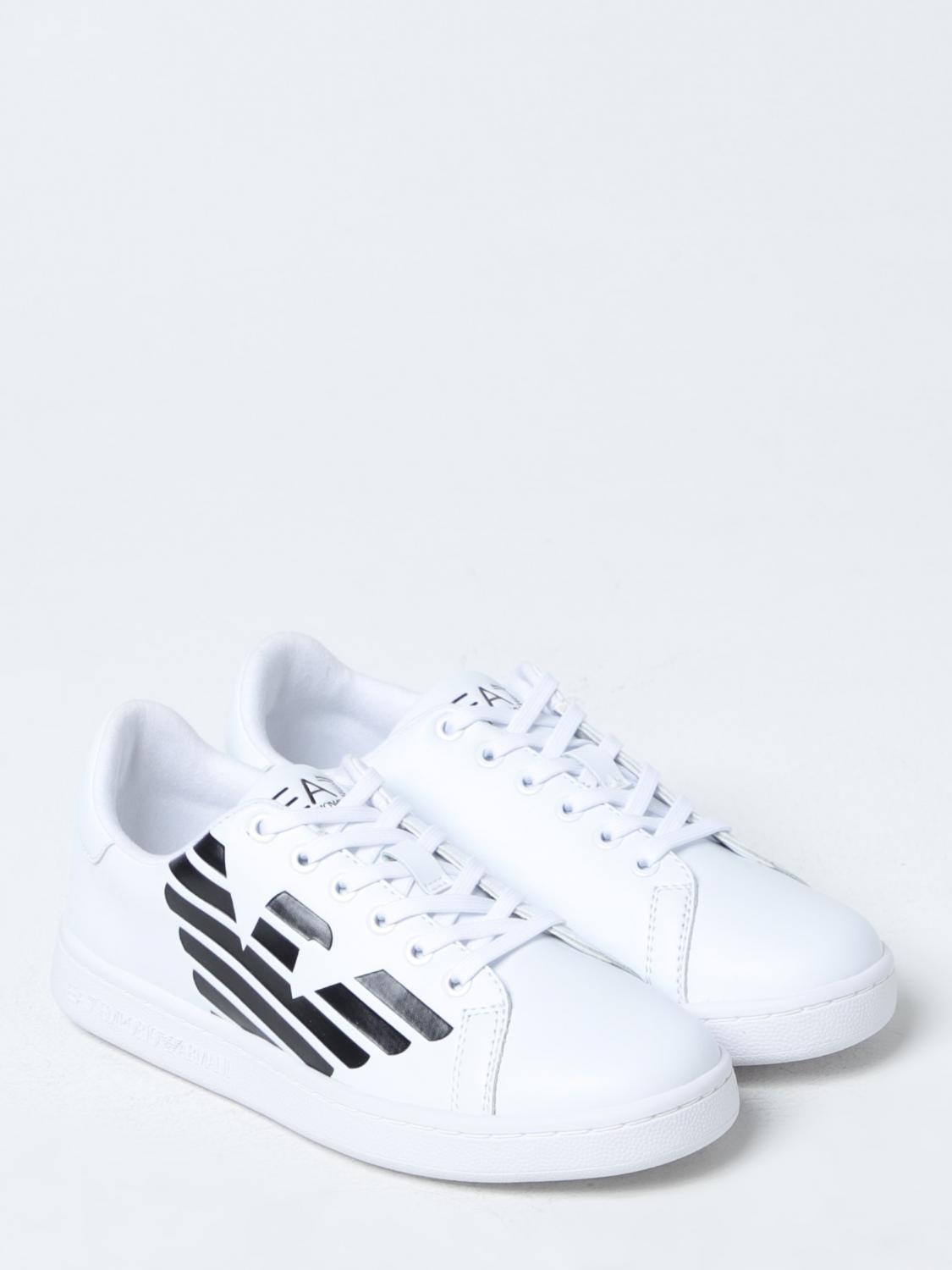 EA7 SNEAKERS: Sneakers EA7 in pelle sintetica, Bianco - Img 2