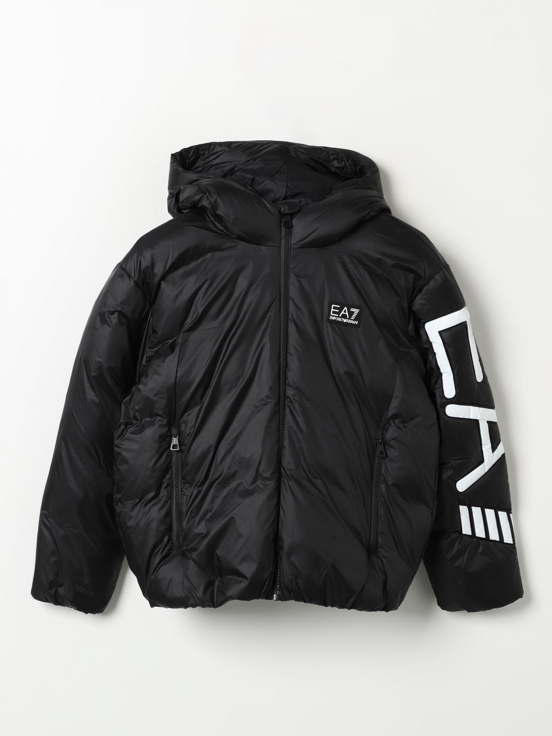 EA7 JACKET: Jacket kids Ea7, Black - Img 1