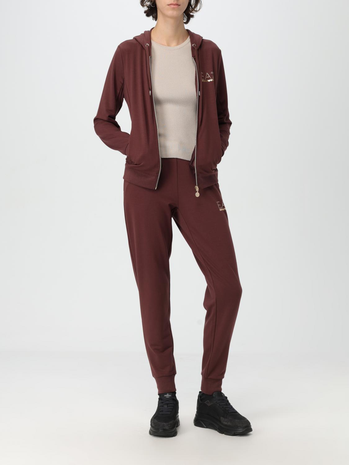 EA7 JUMPSUIT: Jumpsuit damen Ea7, Burgunderrot - Img 2