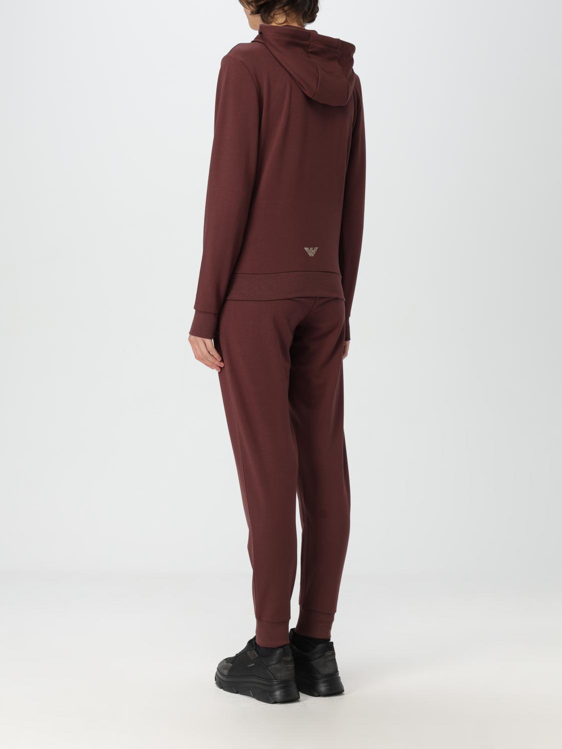 EA7 JUMPSUIT: Jumpsuit damen Ea7, Burgunderrot - Img 3