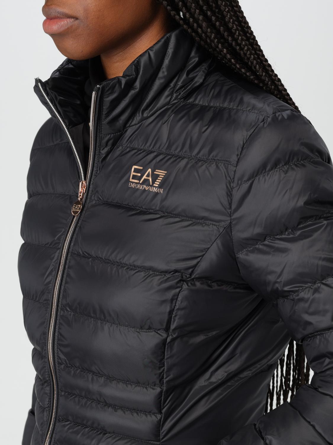 EA7 JACKET: Jacket woman Ea7, Black - Img 4