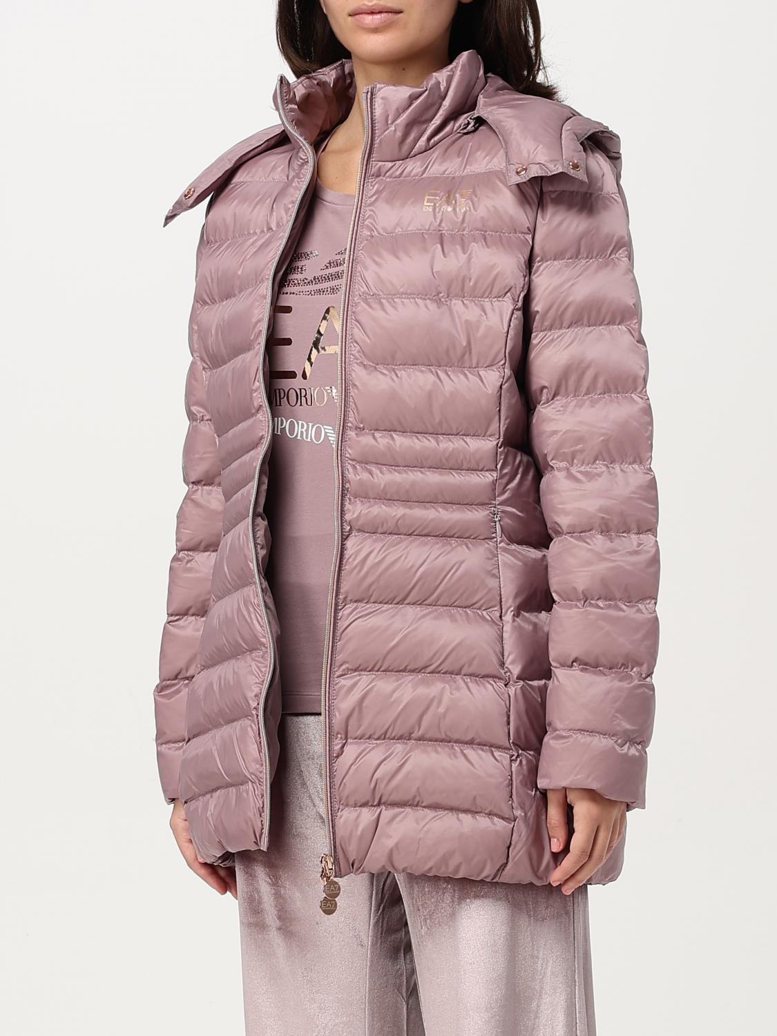 EA7 JACKET: Jacket woman Ea7, Blush Pink - Img 3