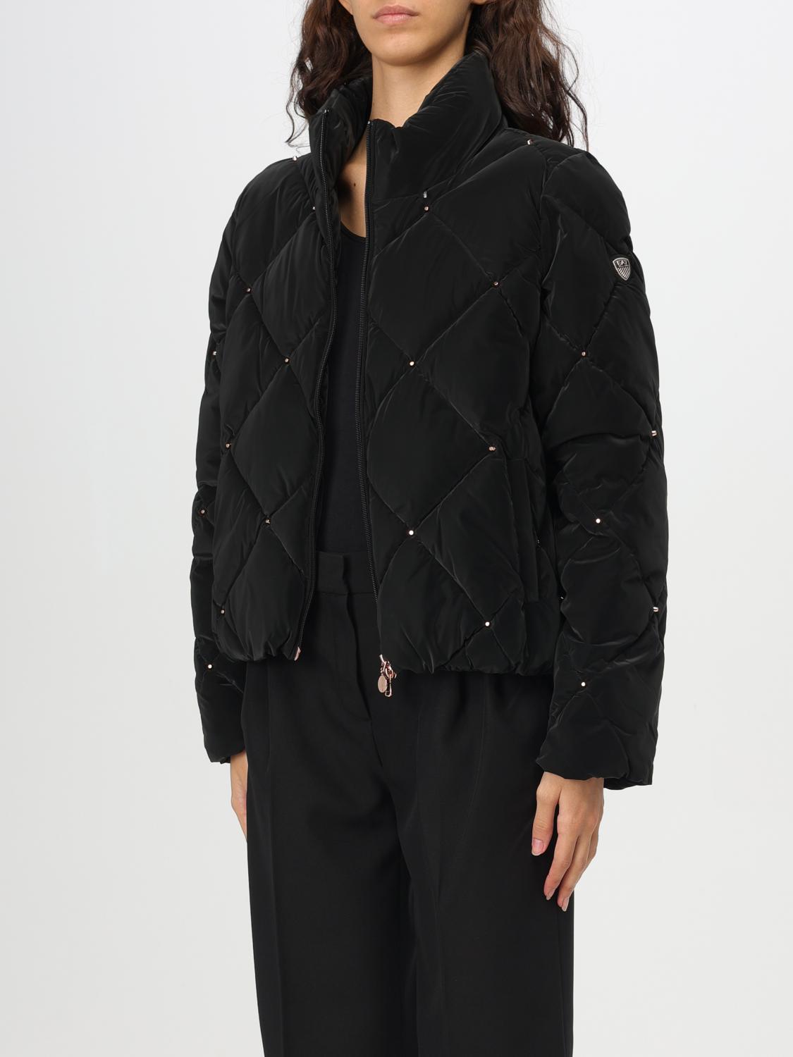 EA7 JACKET: Jacket woman Ea7, Black - Img 3