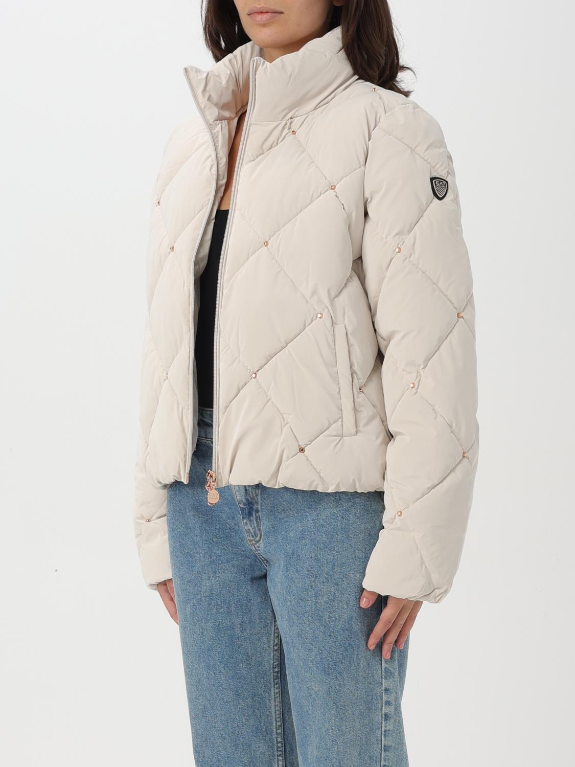 EA7 JACKET: Jacket woman Ea7, Natural - Img 3