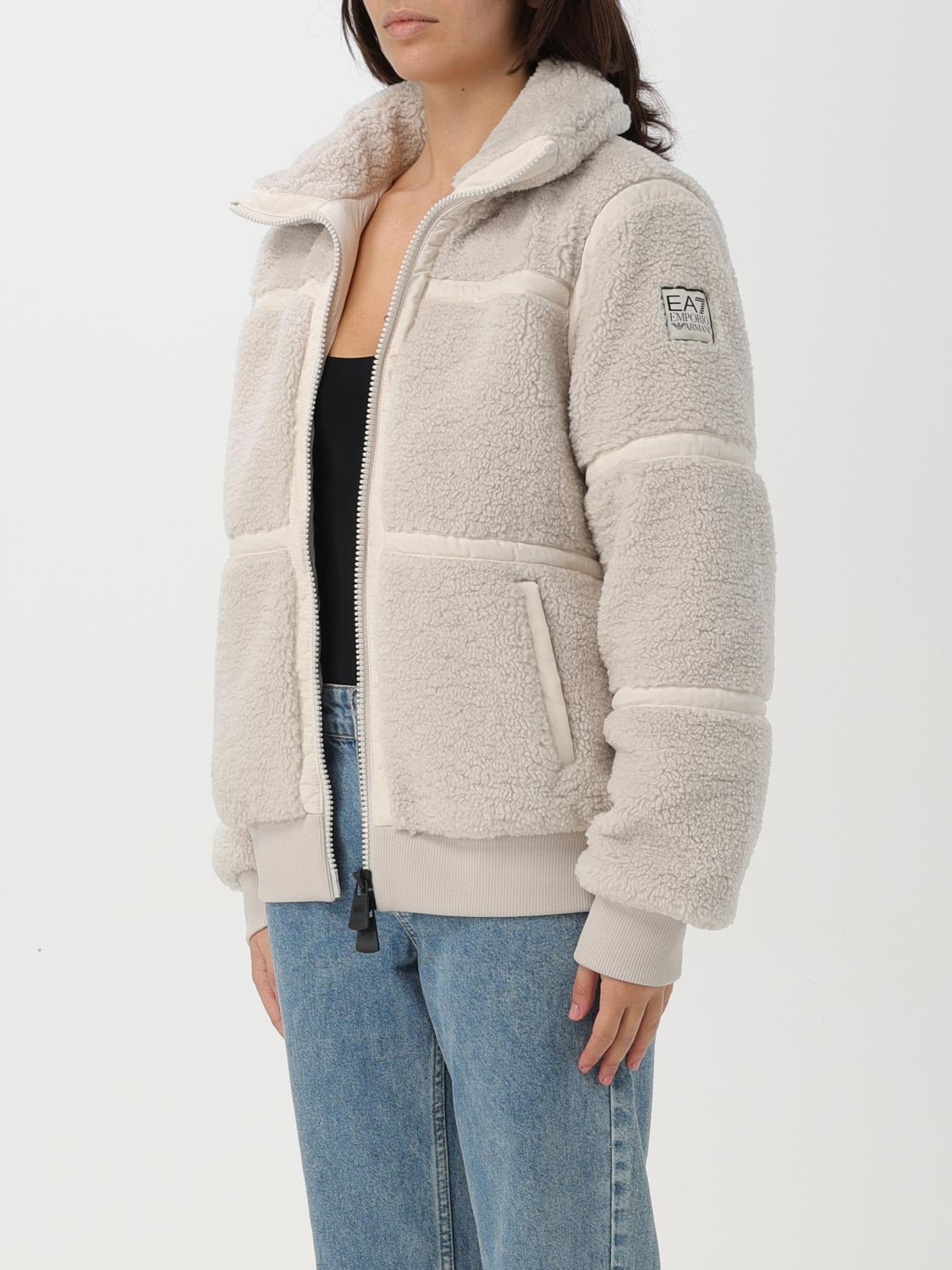 EA7 JACKET: Jacket woman Ea7, Natural - Img 3