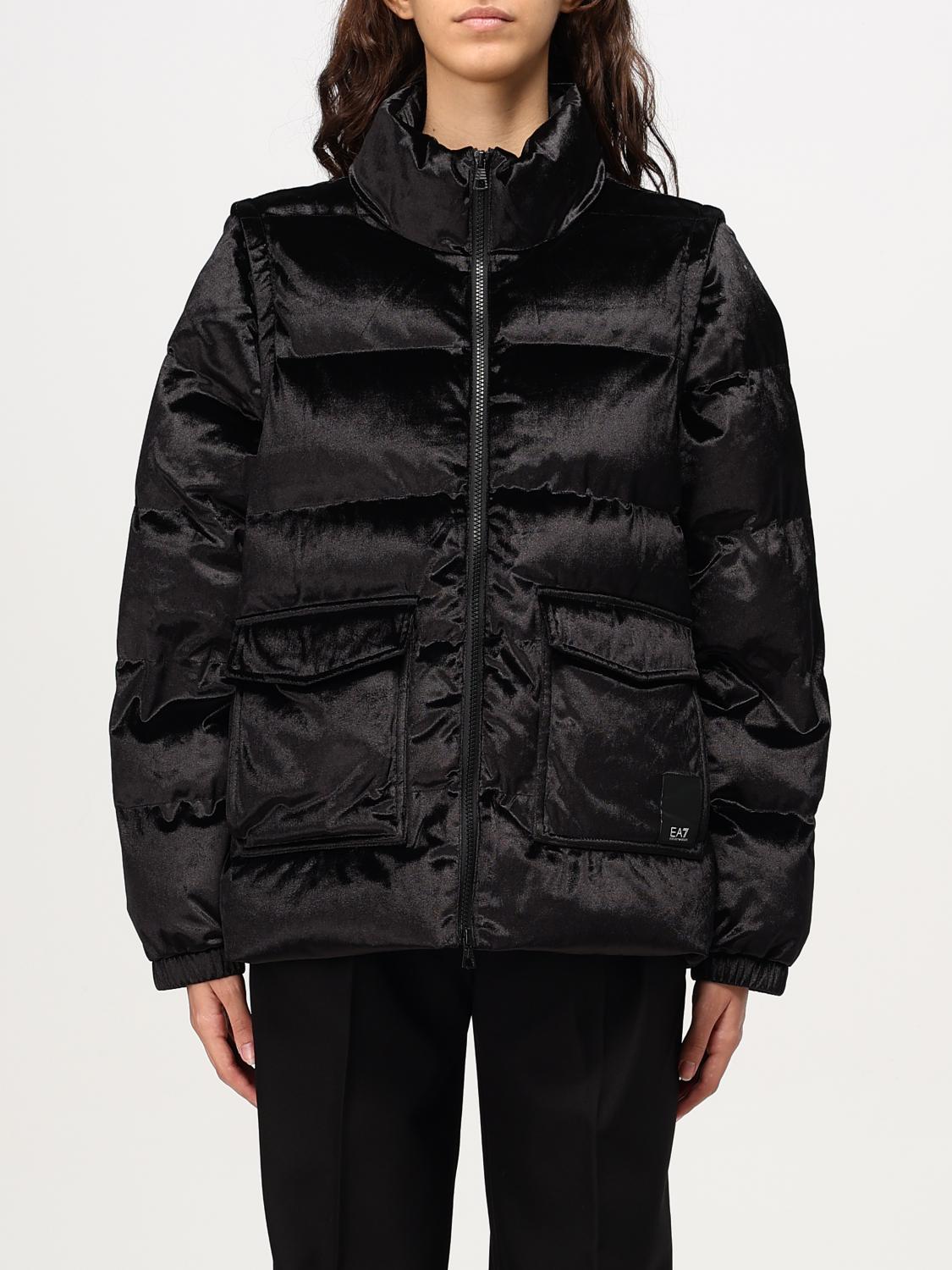 EA7 JACKET: Jacket woman Ea7, Black - Img 1