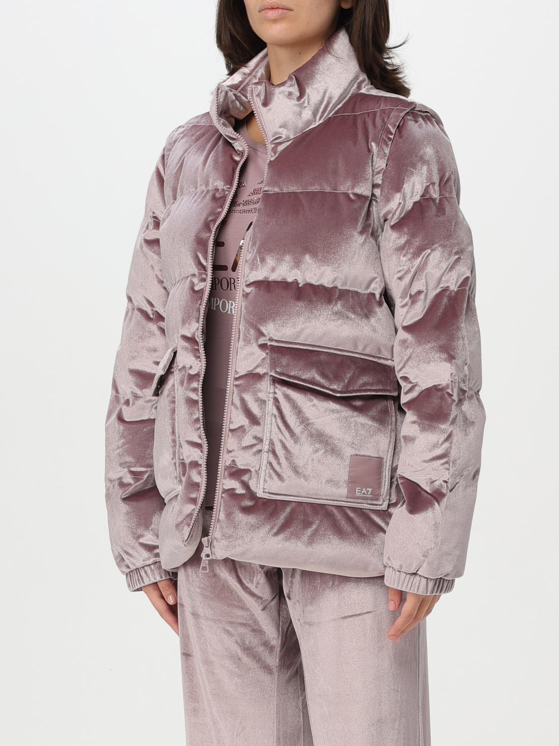 EA7 JACKET: Jacket woman Ea7, Blush Pink - Img 3