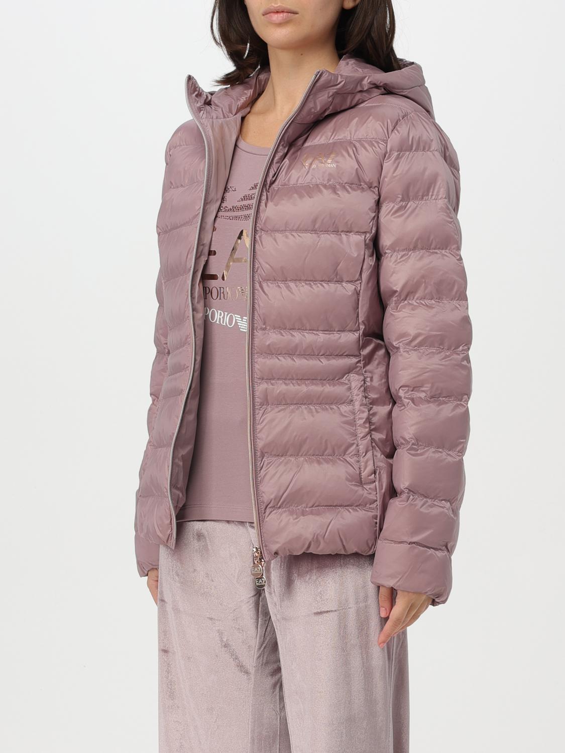 EA7 JACKET: Jacket woman Ea7, Blush Pink - Img 3