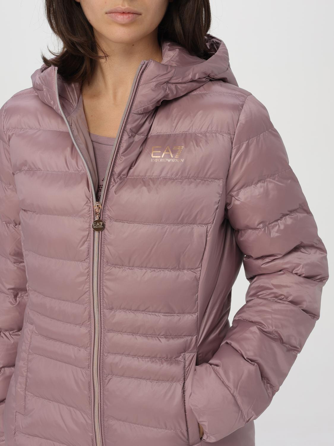 EA7 JACKET: Jacket woman Ea7, Blush Pink - Img 4