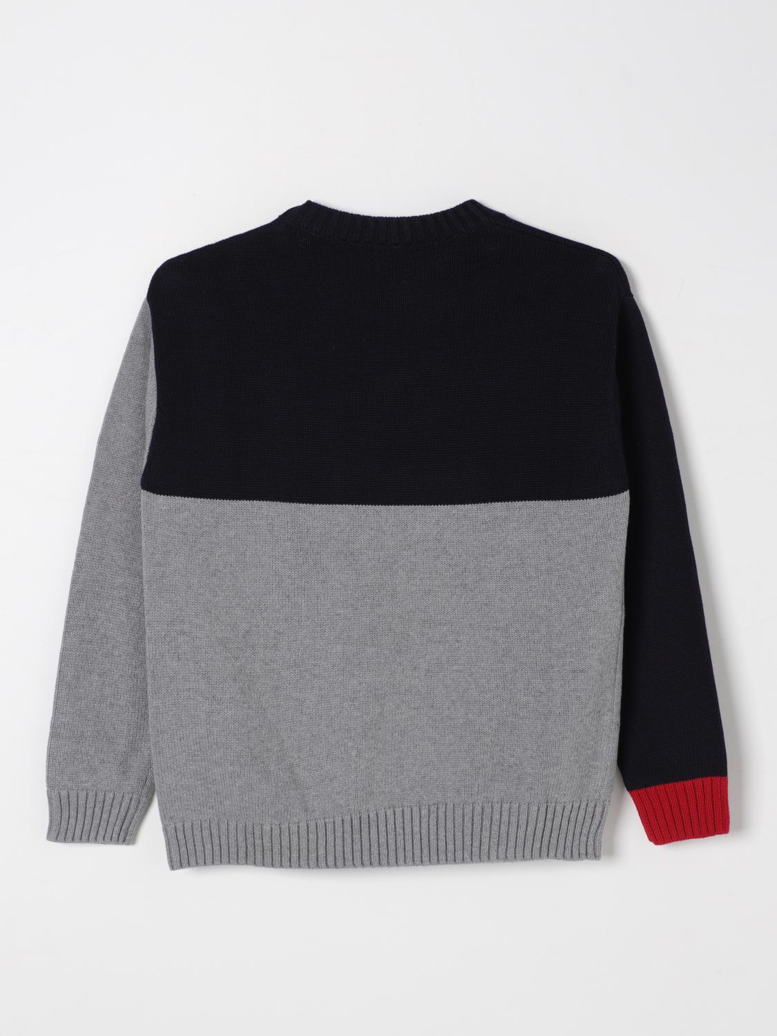 IL GUFO SWEATER: Sweater kids Il Gufo, Blue - Img 2