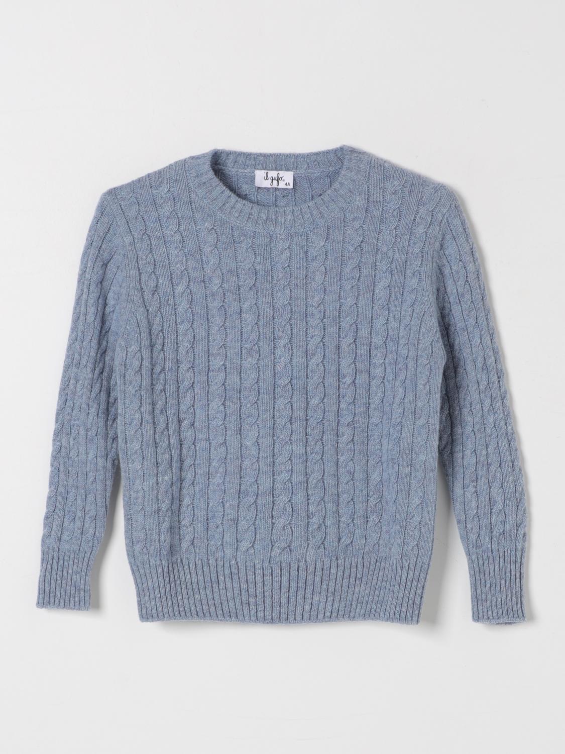 IL GUFO PULLOVER: Pullover kinder Il Gufo, Hellblau - Img 1