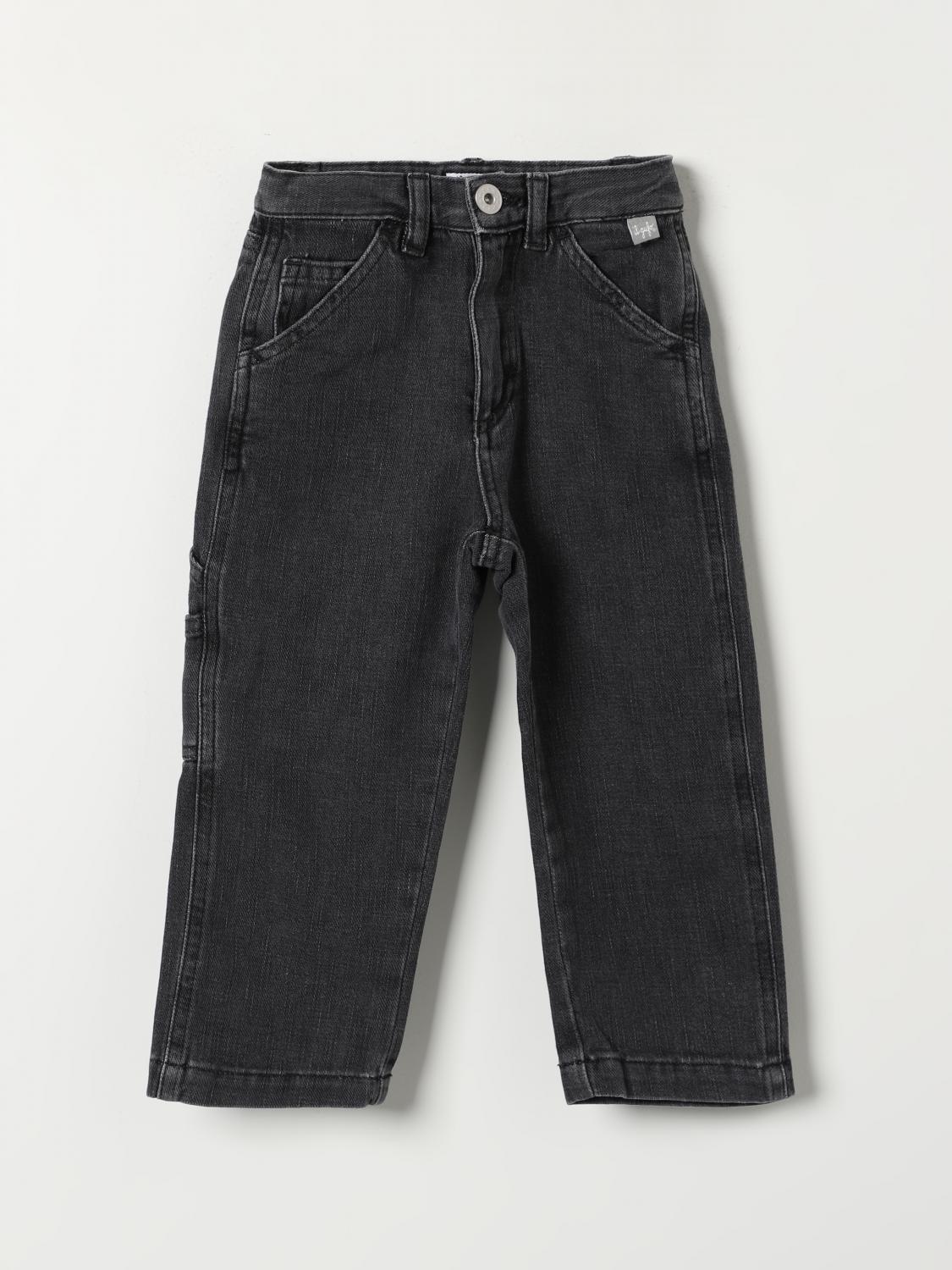 IL GUFO JEANS: Jeans kids Il Gufo, Black - Img 1