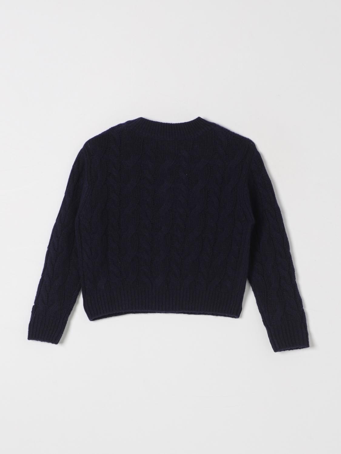 IL GUFO SWEATER: Sweater kids Il Gufo, Blue - Img 2