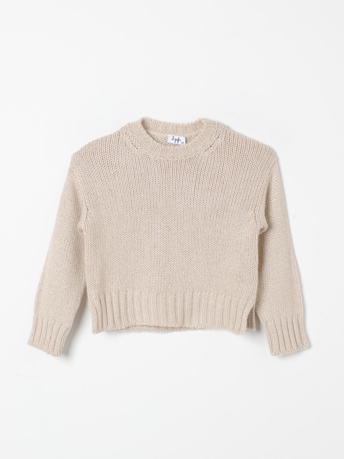 IL GUFO PULLOVER: Pullover kinder Il Gufo, Gold - Img 1