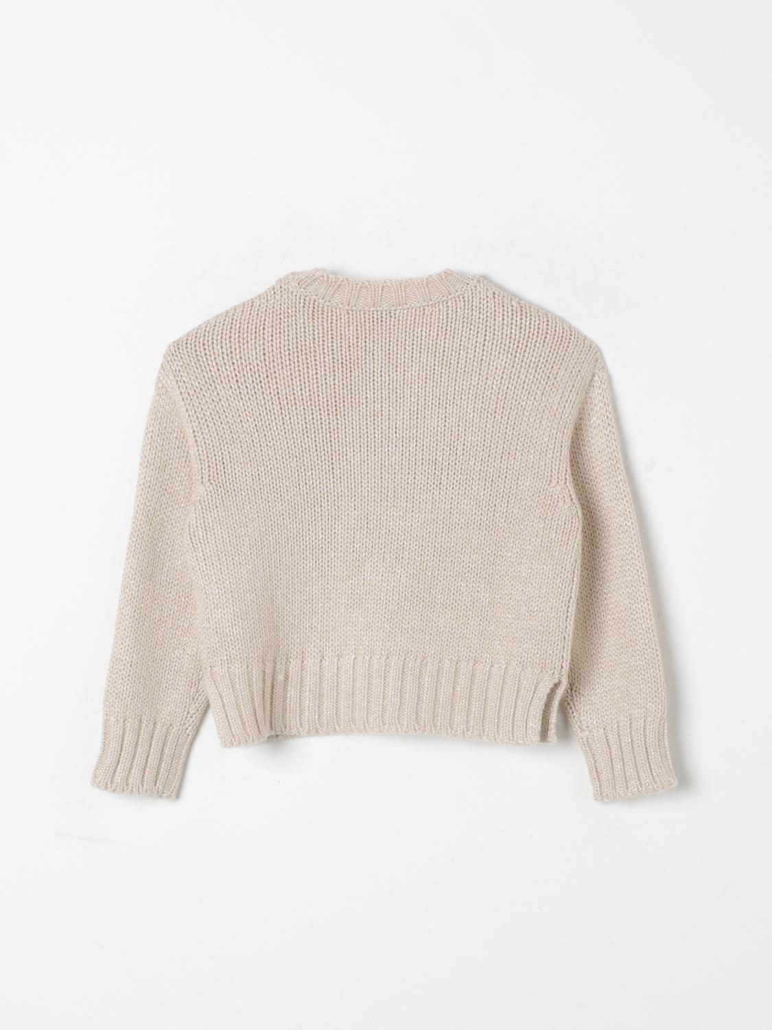 IL GUFO PULLOVER: Pullover kinder Il Gufo, Gold - Img 2