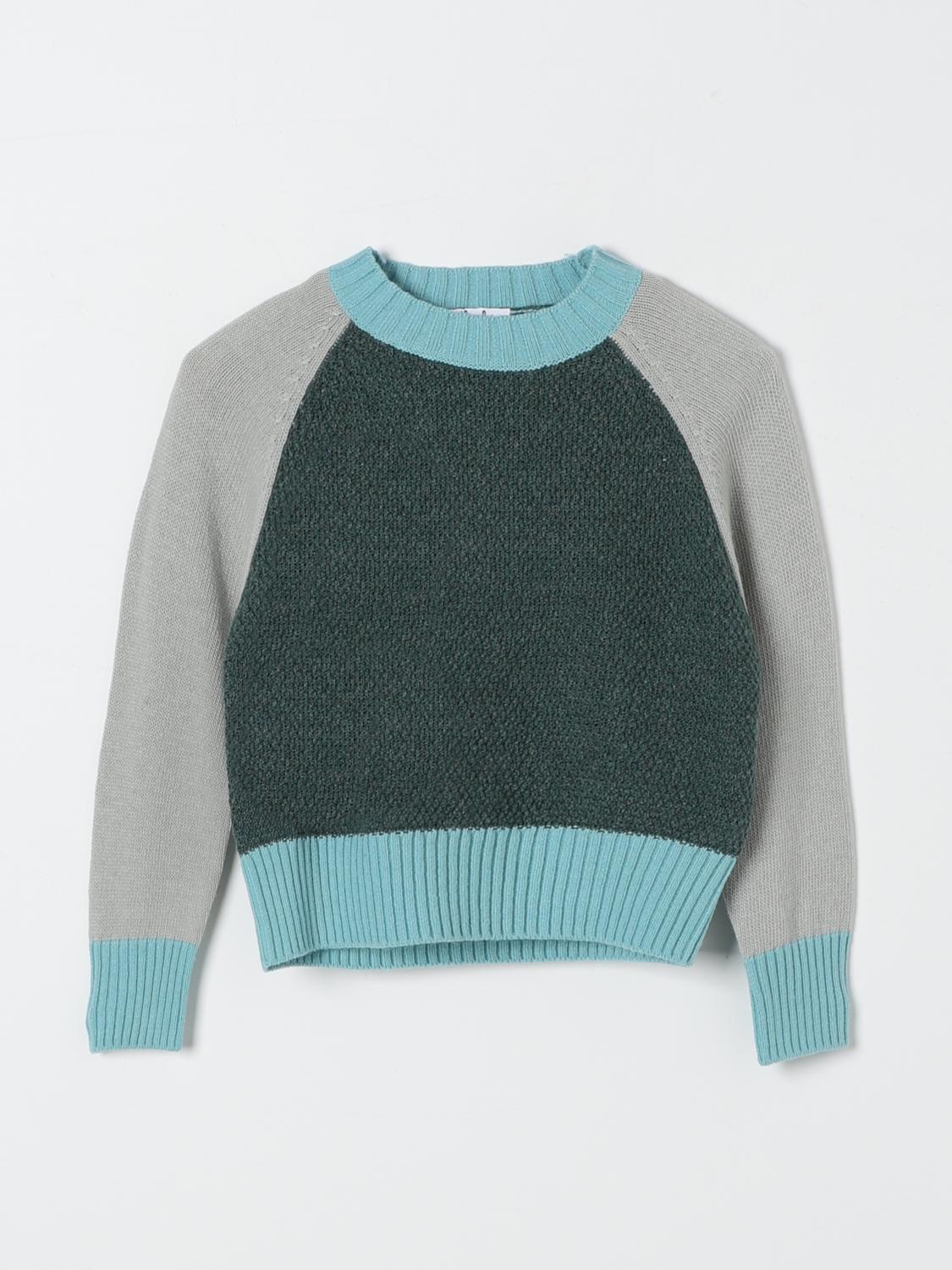 IL GUFO SWEATER: Sweater kids Il Gufo, Green - Img 1