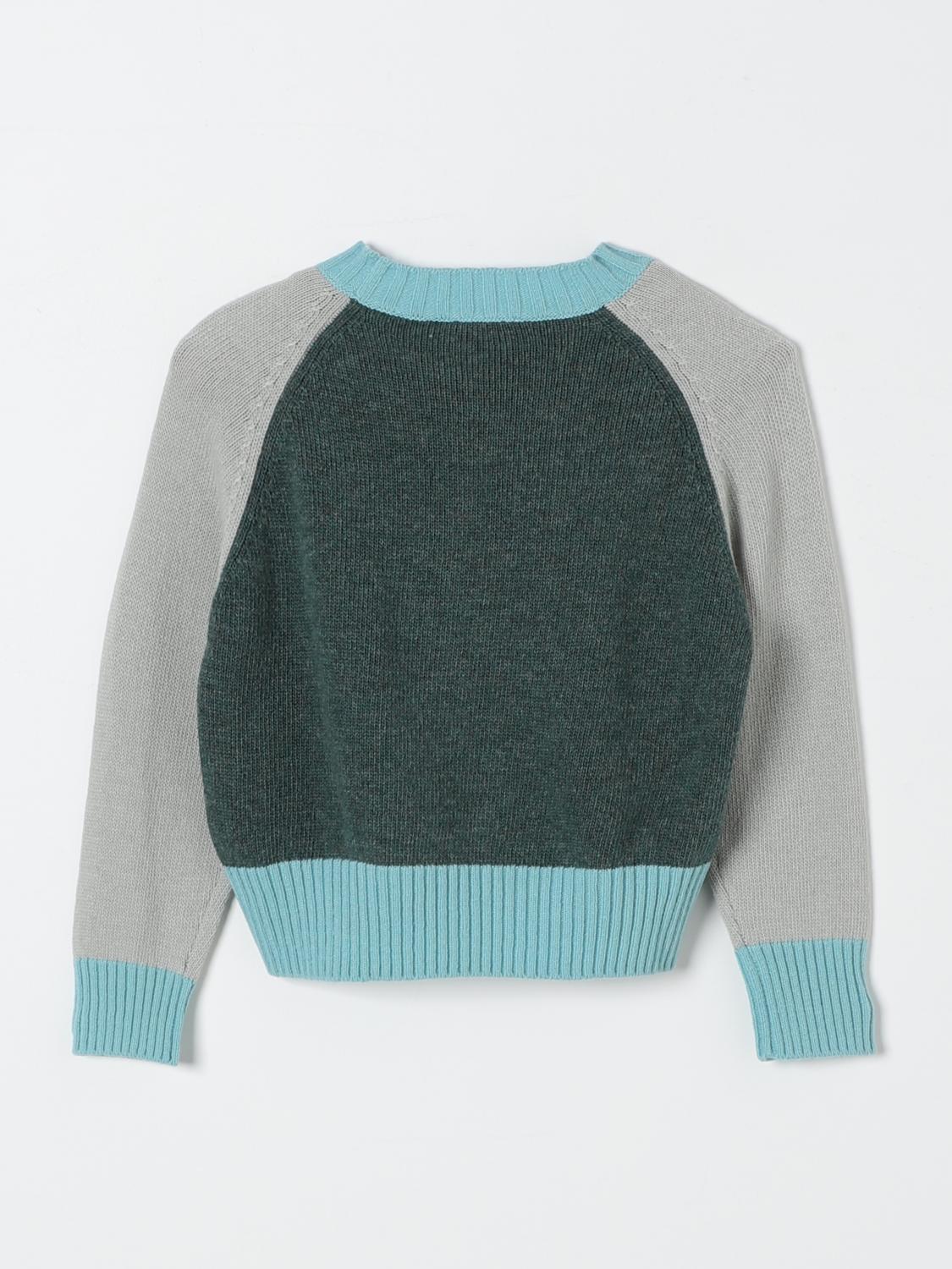 IL GUFO SWEATER: Sweater kids Il Gufo, Green - Img 2