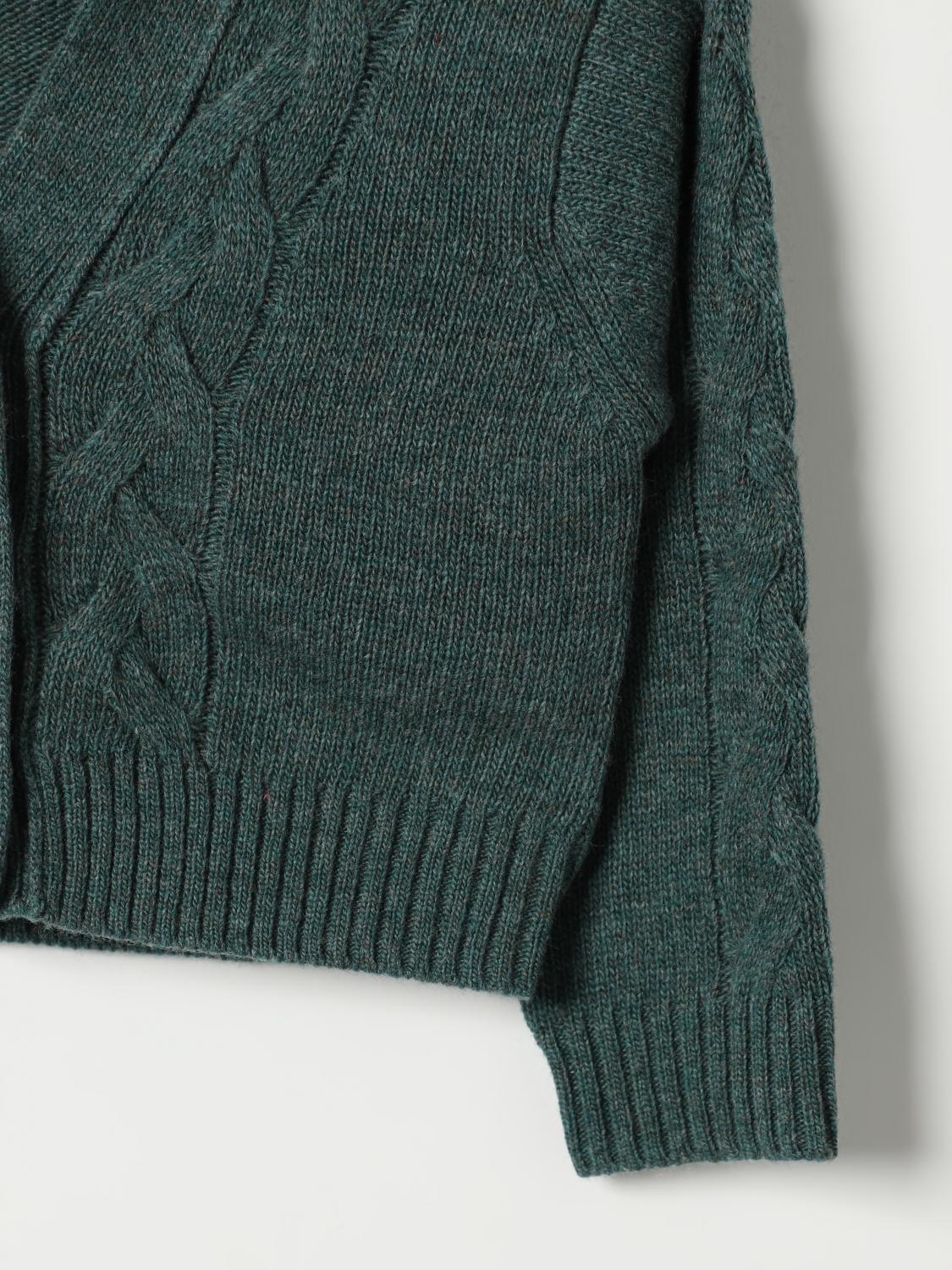 IL GUFO SWEATER: Sweater kids Il Gufo, Green - Img 3