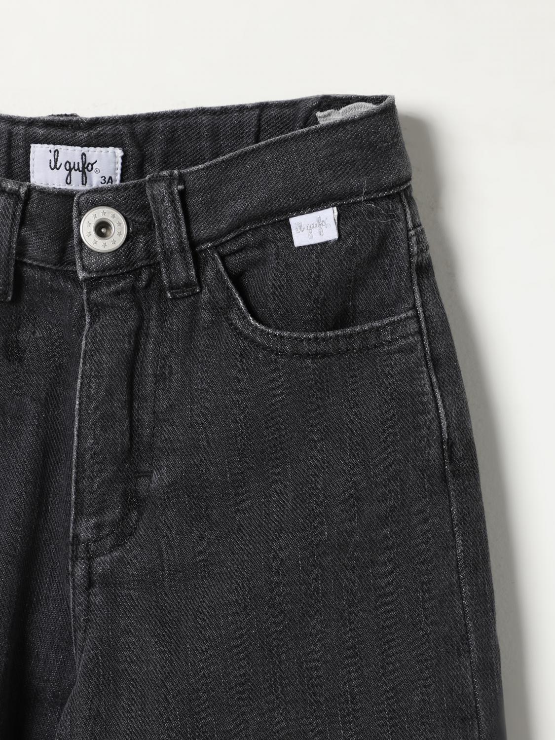 IL GUFO JEANS: Jeans enfant Il Gufo, Noir - Img 3