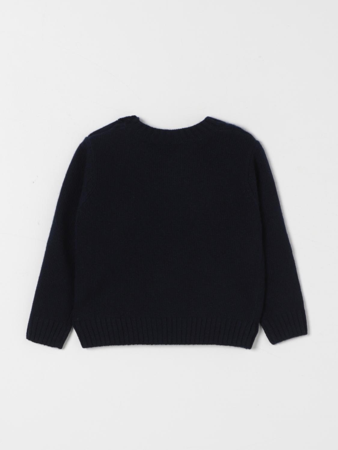 IL GUFO SWEATER: Sweater kids Il Gufo, Blue - Img 2