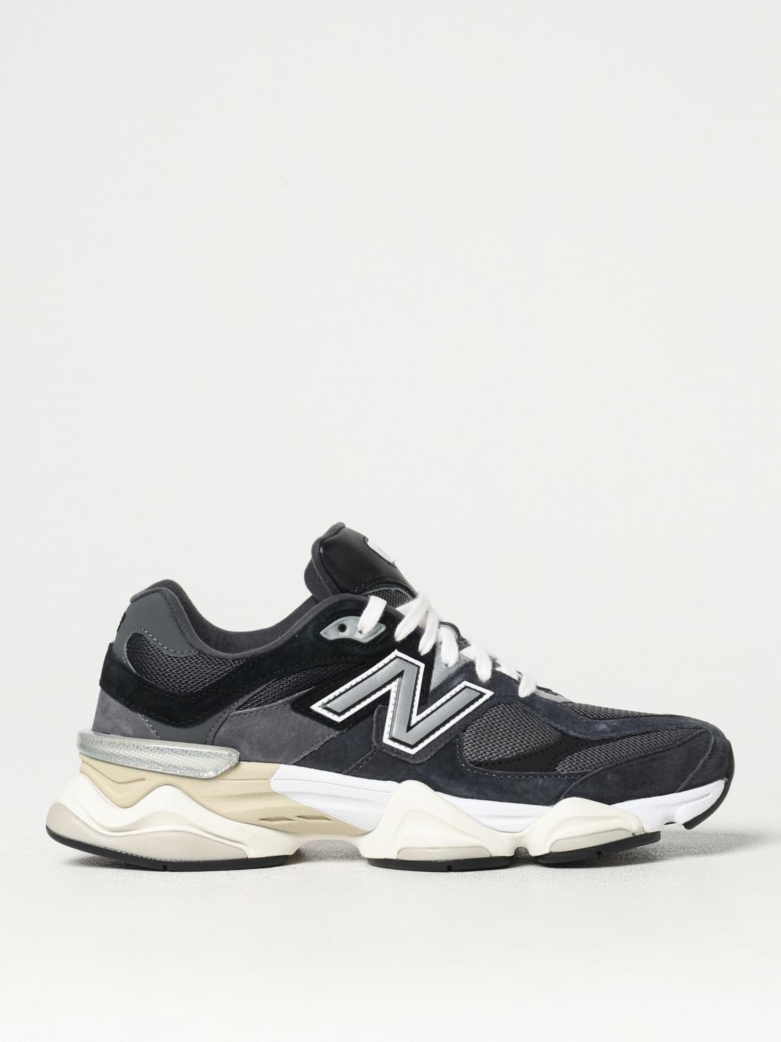 NEW BALANCE SNEAKERS: Sneakers U9060 New Balance in camoscio e mesh , Nero - Img 1