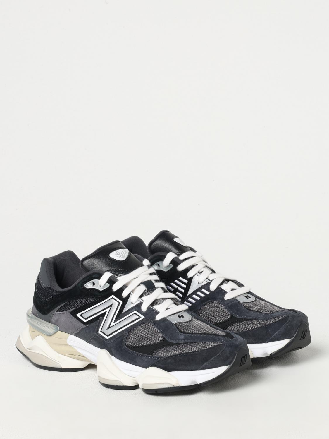 NEW BALANCE SNEAKERS: Sneakers U9060 New Balance in camoscio e mesh , Nero - Img 2