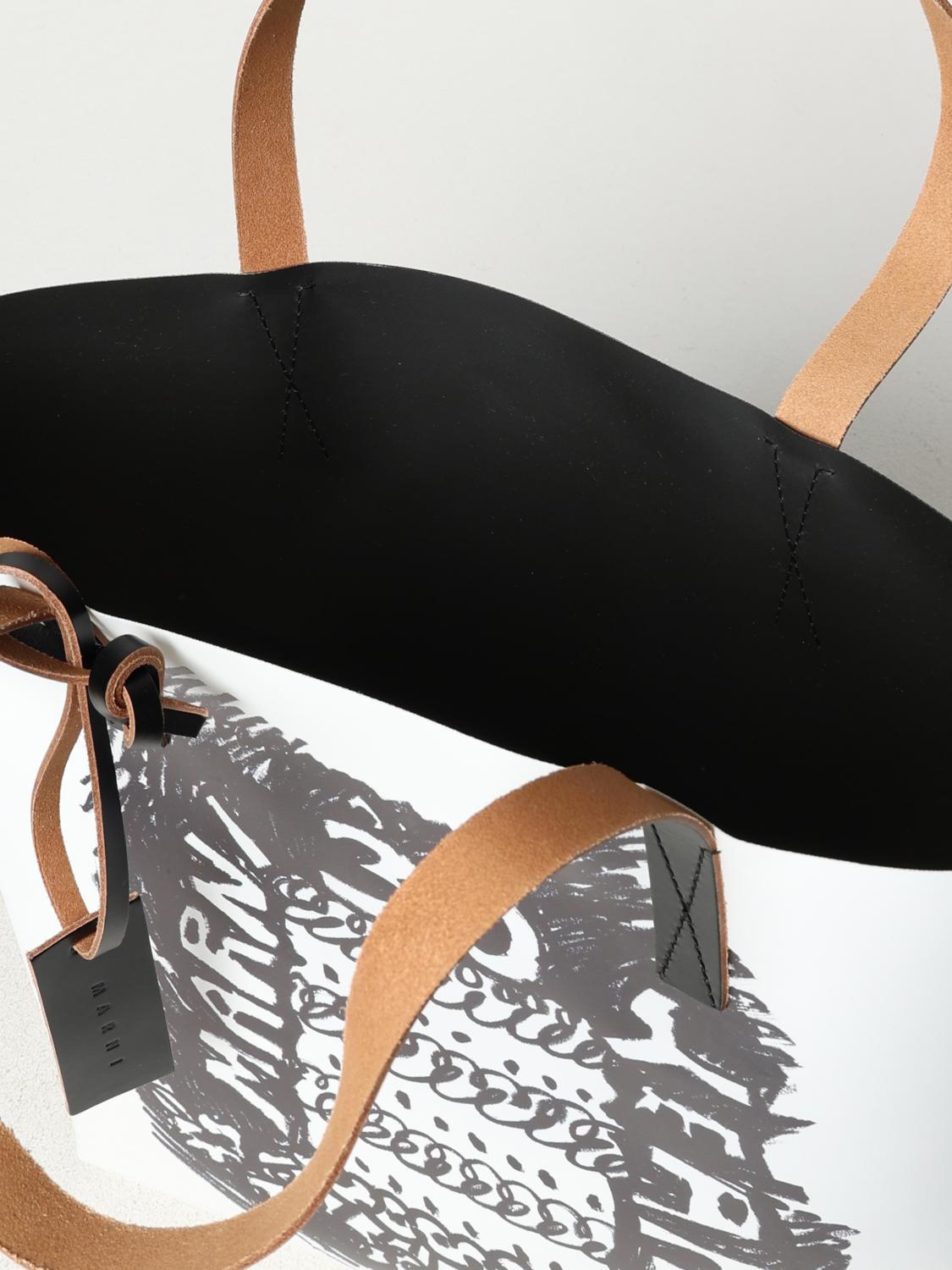 MARNI BORSA A SPALLA: Borsa a spalla donna Marni, Nero - Img 5