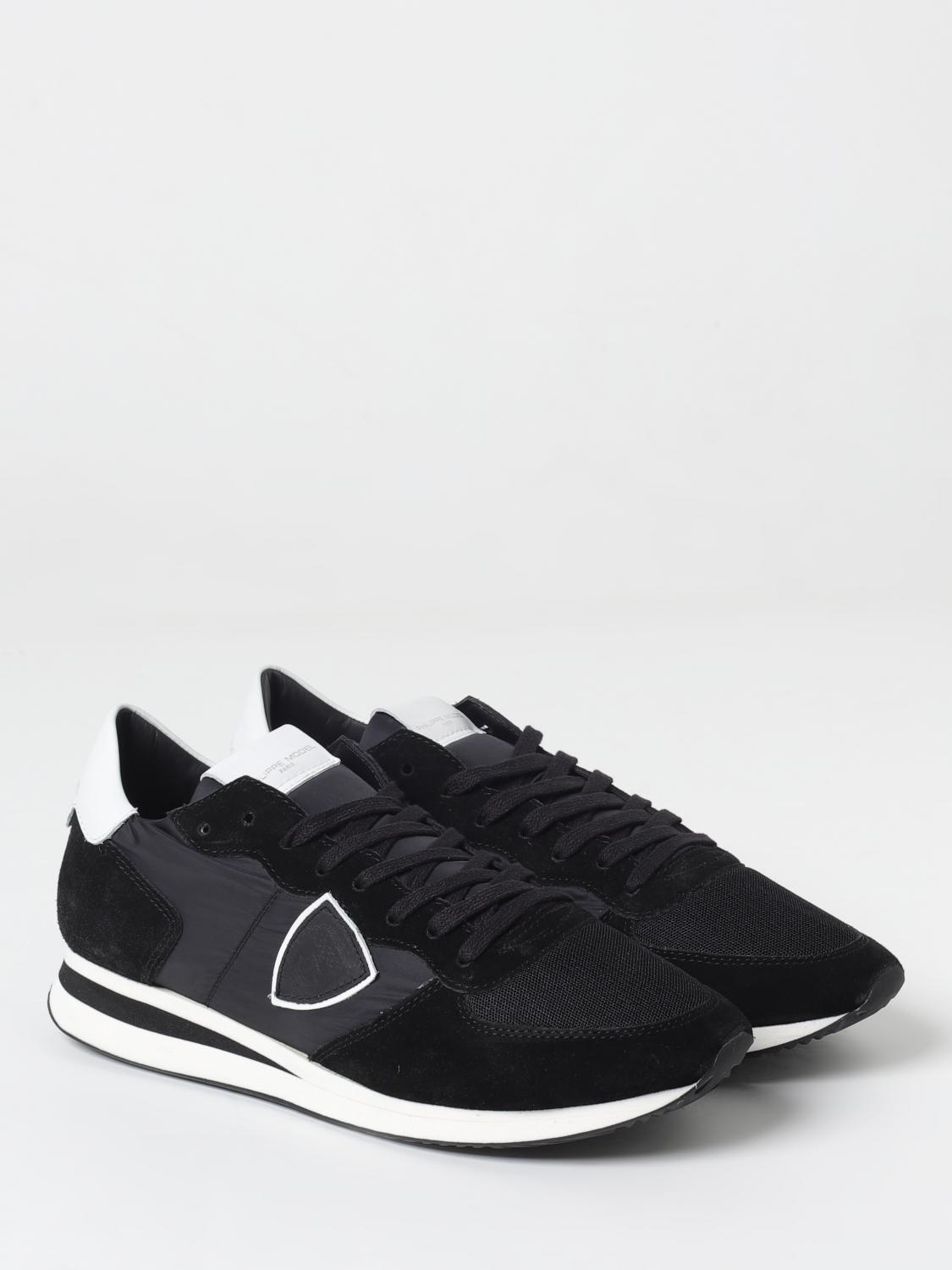 PHILIPPE MODEL SNEAKERS: Sneakers men Philippe Model, Black - Img 2