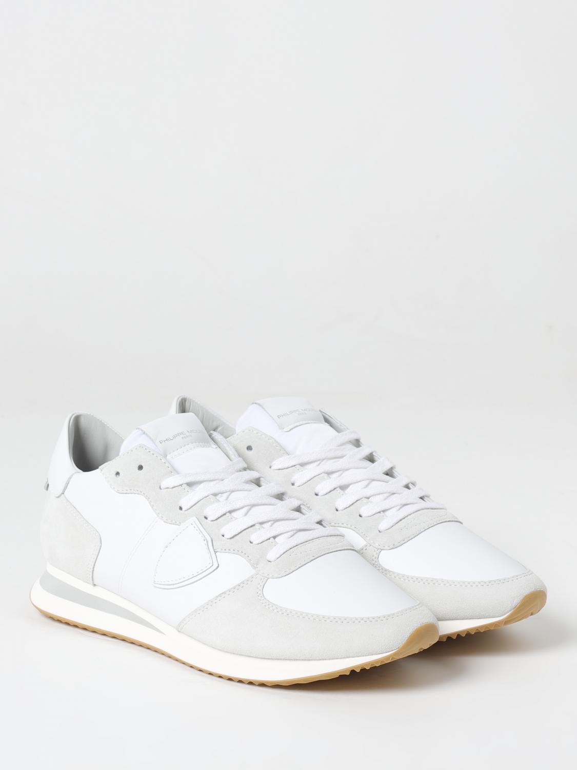 PHILIPPE MODEL SNEAKERS: Sneakers men Philippe Model, White - Img 2