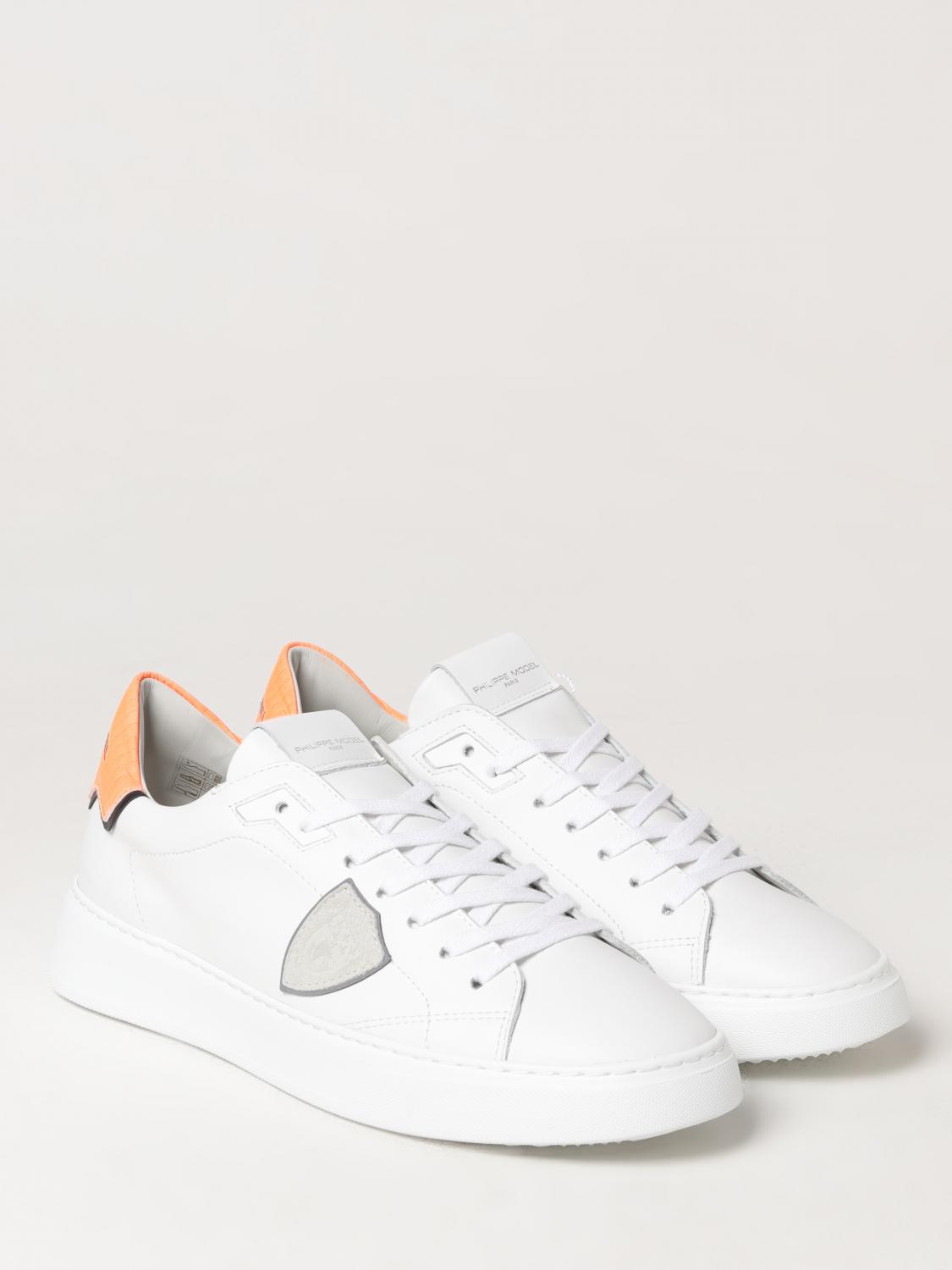 PHILIPPE MODEL SNEAKERS: Sneakers men Philippe Model, White - Img 2