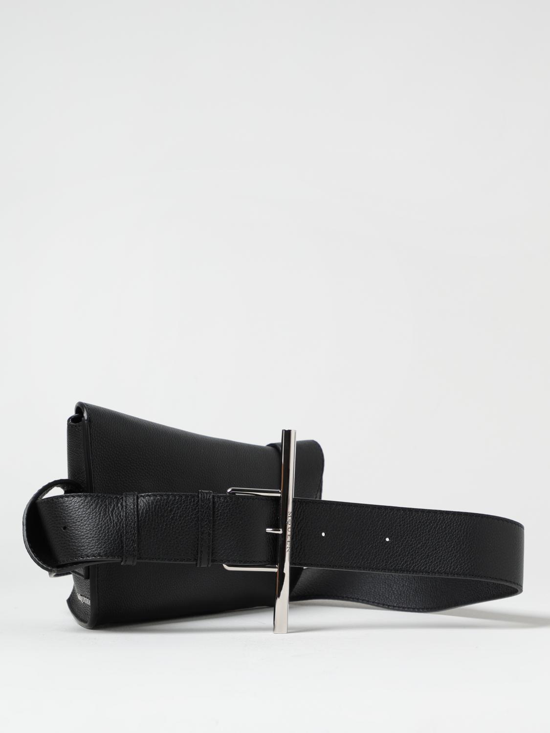 MCQUEEN BELT BAG: Shoulder bag woman McQueen, Black - Img 2