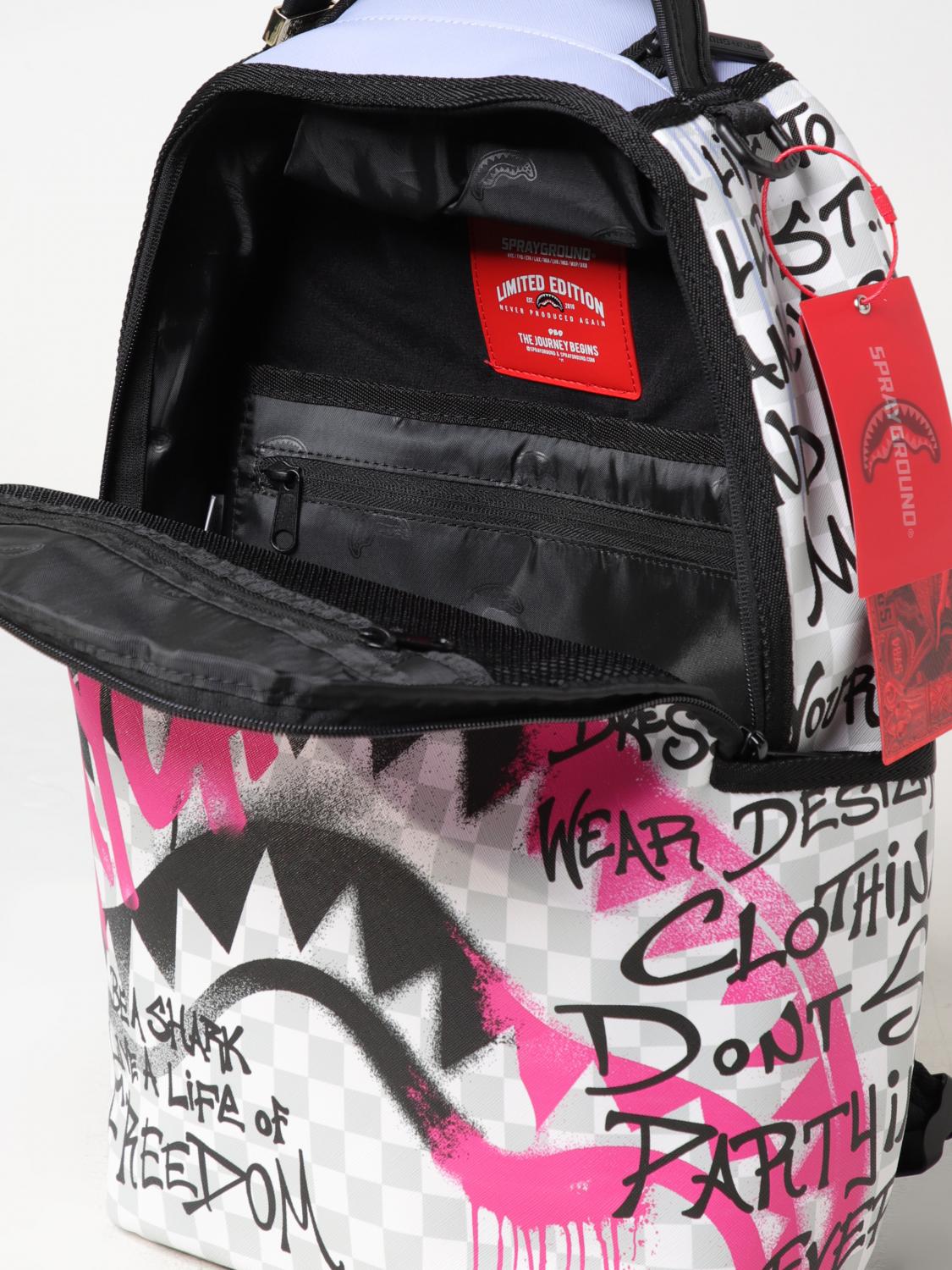 SPRAYGROUND TASCHE: Tasche kinder Sprayground, Weiß - Img 4