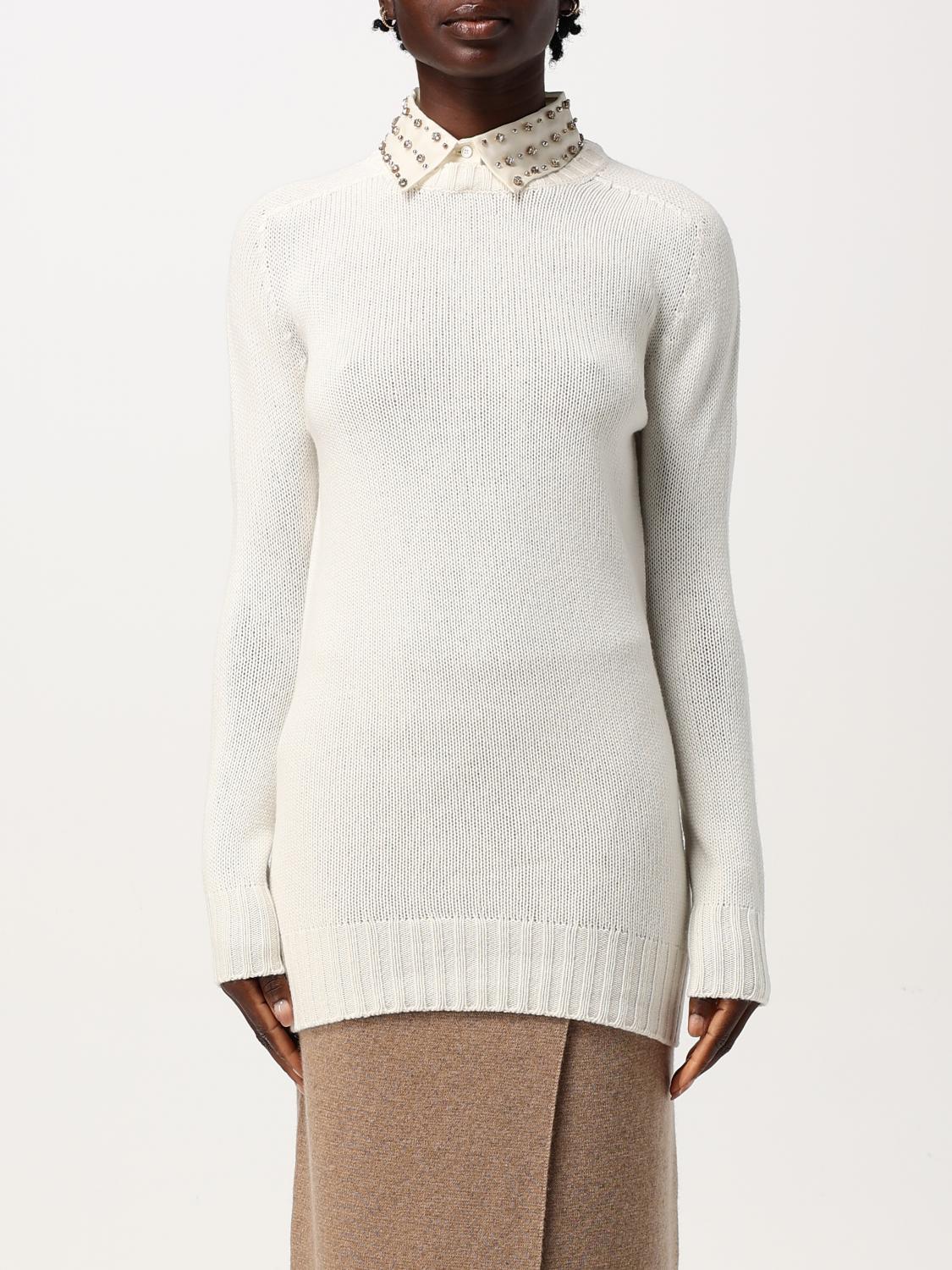 FABIANA FILIPPI MAGLIA: Pullover Fabiana Filippi in cashmere , Naturale - Img 1