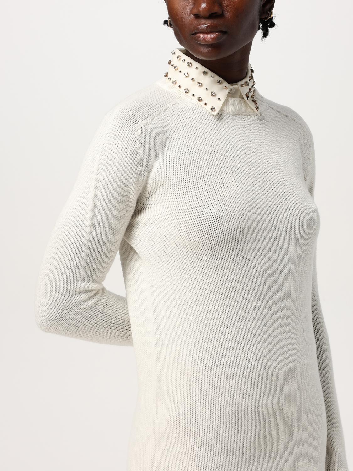 FABIANA FILIPPI MAGLIA: Pullover Fabiana Filippi in cashmere , Naturale - Img 4