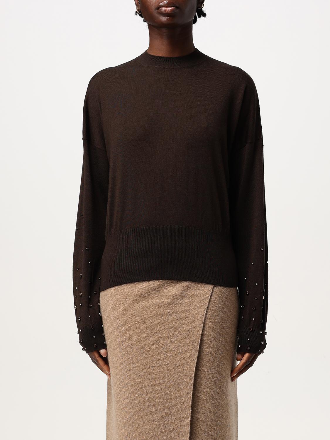 FABIANA FILIPPI SWEATER: Sweater woman Fabiana Filippi, Brown - Img 1