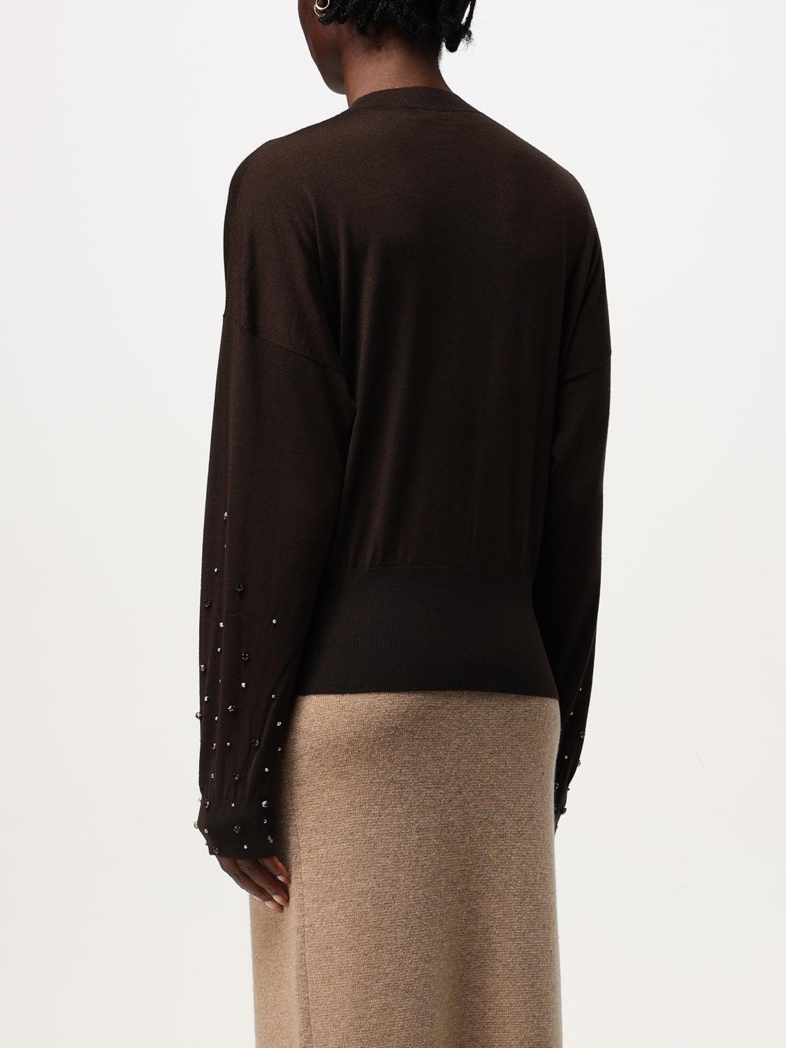 FABIANA FILIPPI SWEATER: Sweater woman Fabiana Filippi, Brown - Img 2