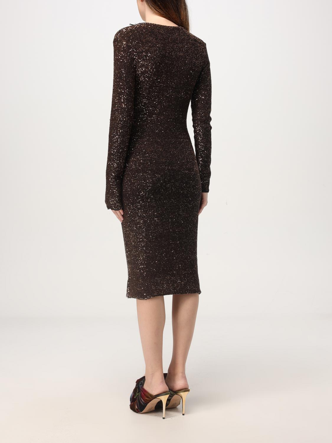 FABIANA FILIPPI DRESS: Dress woman Fabiana Filippi, Brown - Img 2