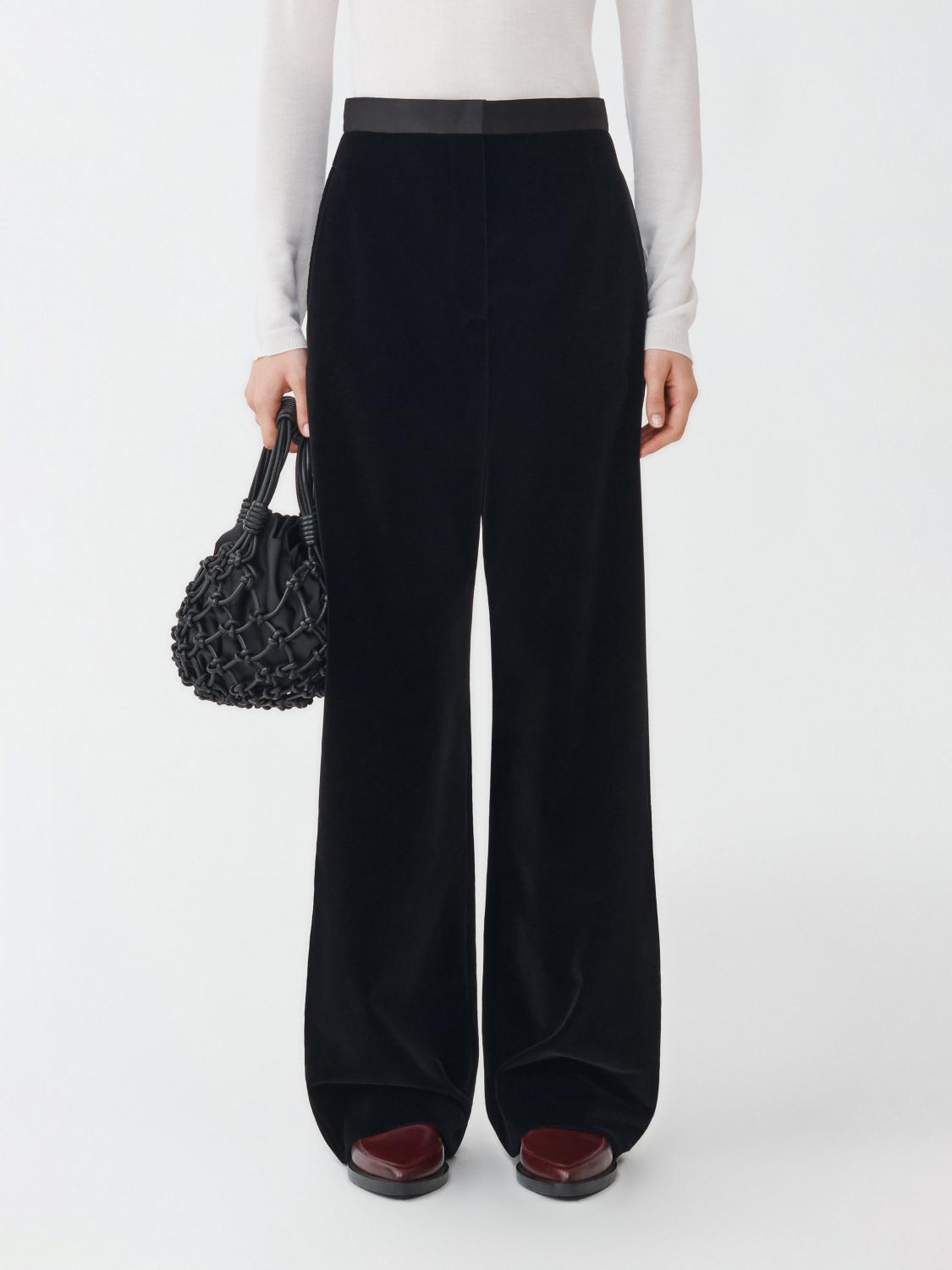 パンツ FABIANA FILIPPI Woman Pants Black PAD214F322D746 825 Fabiana Filippi Outlet: Pants woman - Black | Fabiana