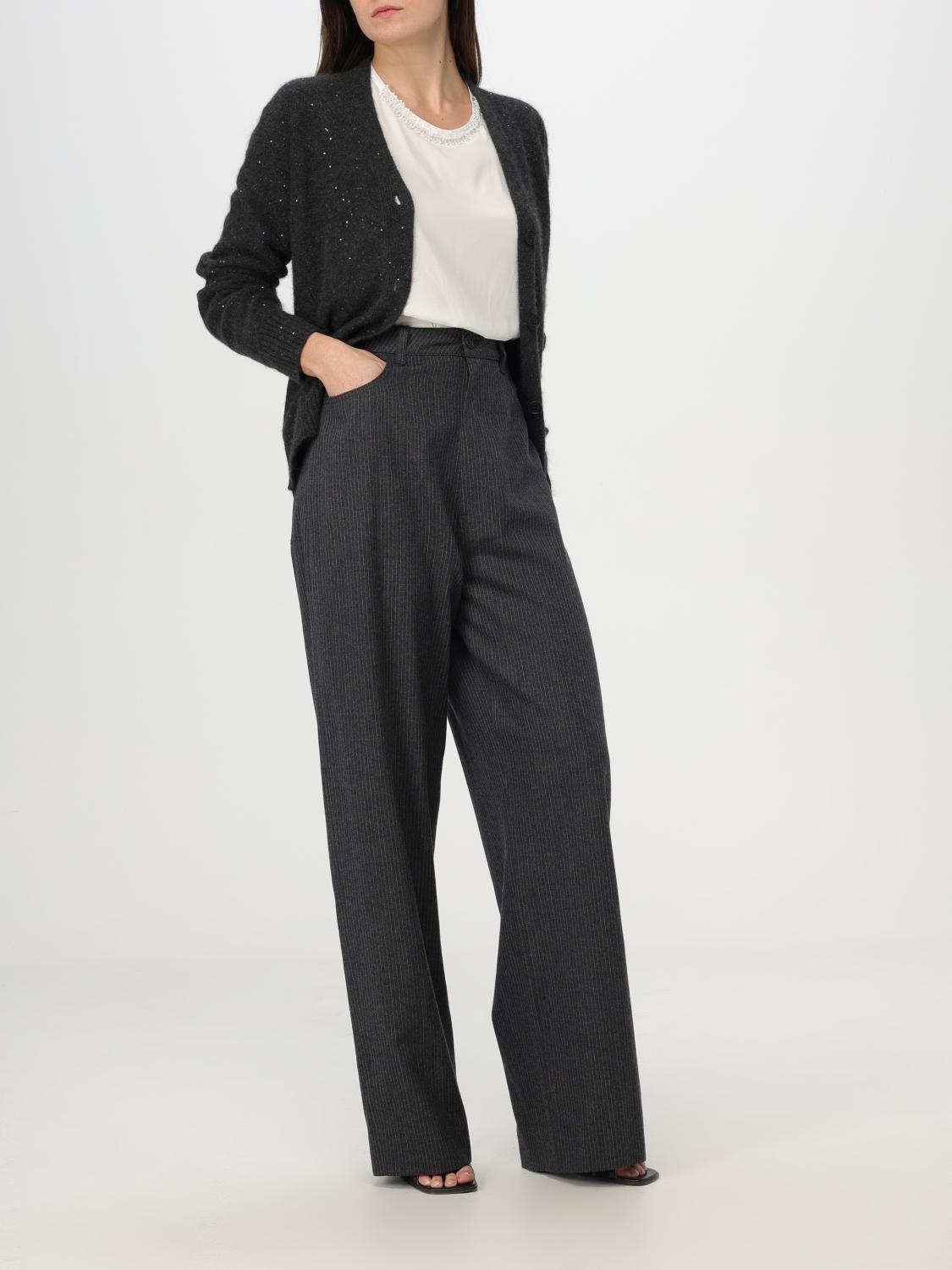 FABIANA FILIPPI PANTS: Pants woman Fabiana Filippi, Grey - Img 2