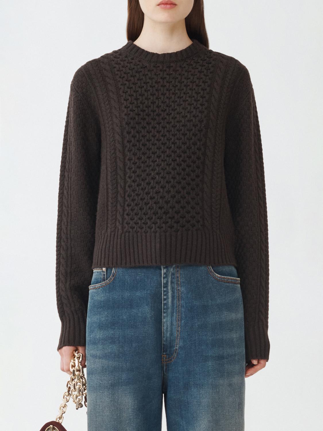 FABIANA FILIPPI SWEATER: Sweater woman Fabiana Filippi, Brown - Img 1