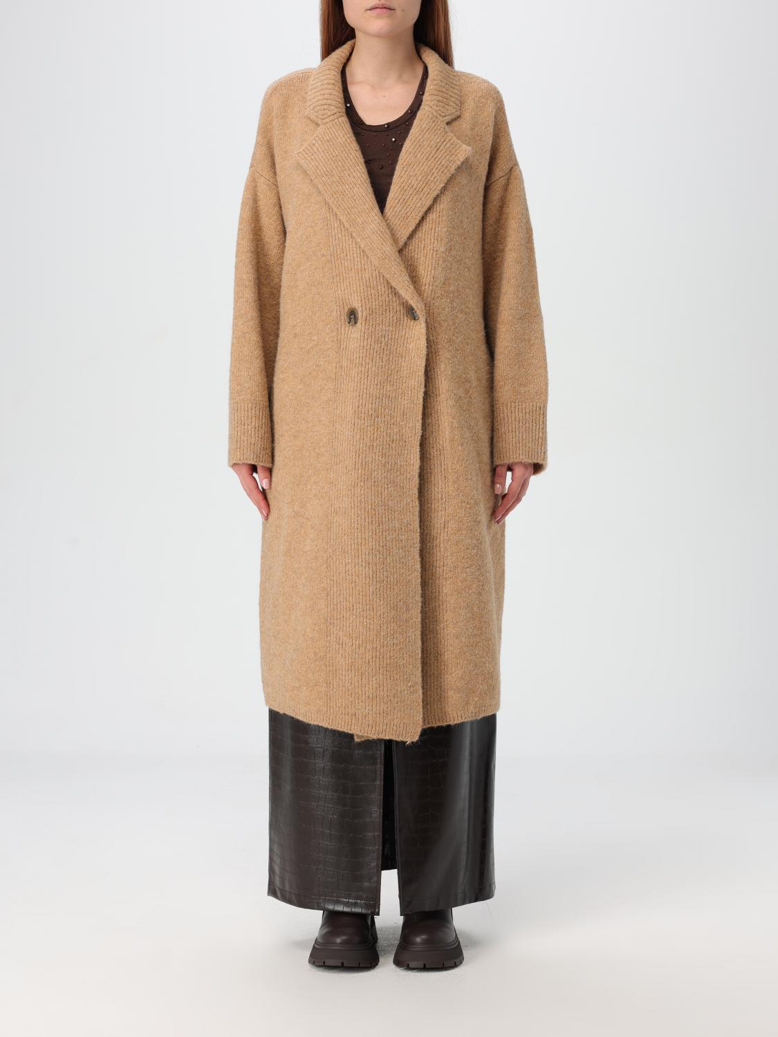 ACTITUDE TWINSET COAT: Sweater woman Twinset - Actitude, Camel - Img 1