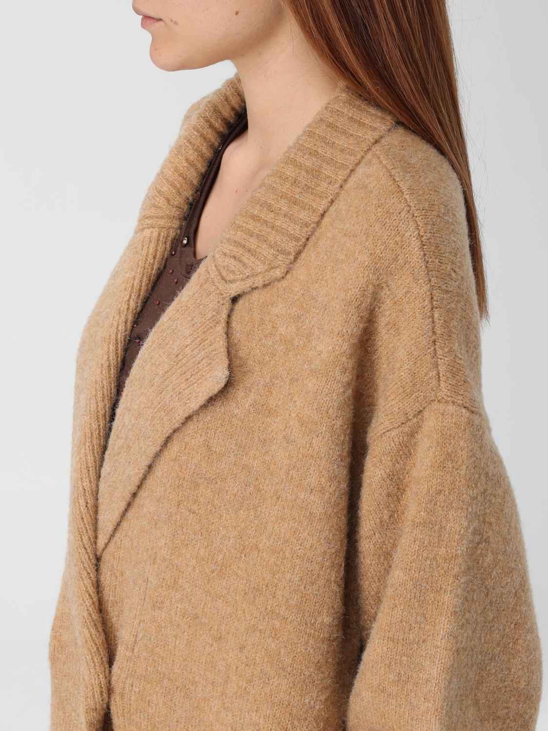 ACTITUDE TWINSET COAT: Sweater woman Twinset - Actitude, Camel - Img 3