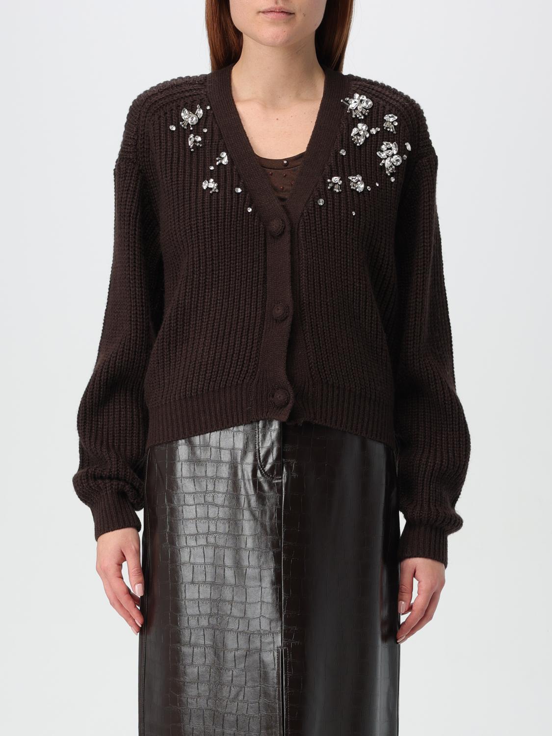 ACTITUDE TWINSET CARDIGAN: Sweater woman Twinset - Actitude, Brown - Img 1