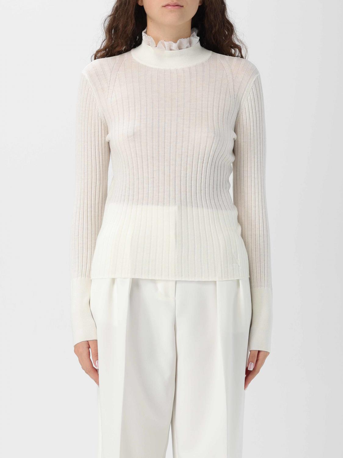 ACTITUDE TWINSET MAGLIA: Pullover Twinset - Actitude in misto lana , Panna - Img 1