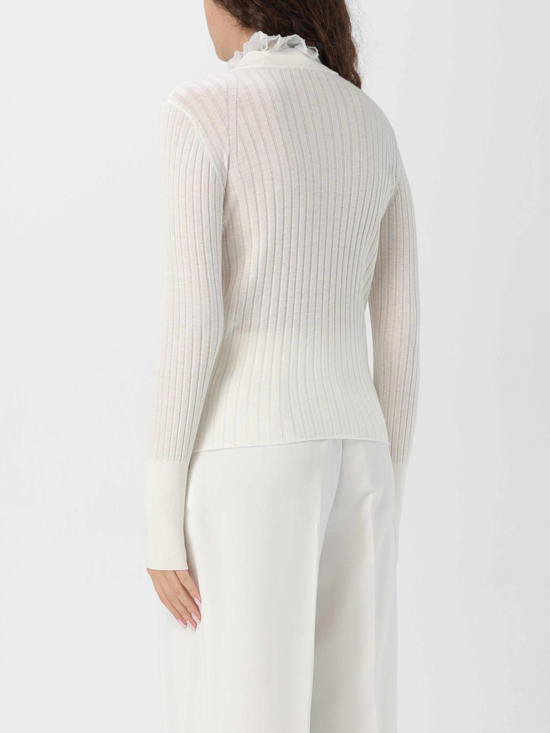 ACTITUDE TWINSET MAGLIA: Pullover Twinset - Actitude in misto lana , Panna - Img 3